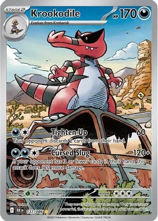 Krookodile - 137/086  - Illustration Rare - Holofoil