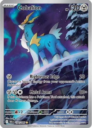 Cobalion - 144/086  - Illustration Rare - Holofoil