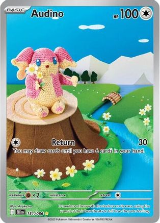 Audino - 151/086  - Illustration Rare - Holofoil