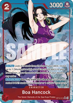 Boa Hancock (Illustration alternative) (OP12-014) - Super Rare