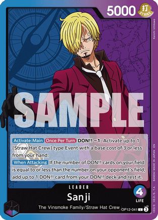 Sanji (041) (OP12-041) - Leader