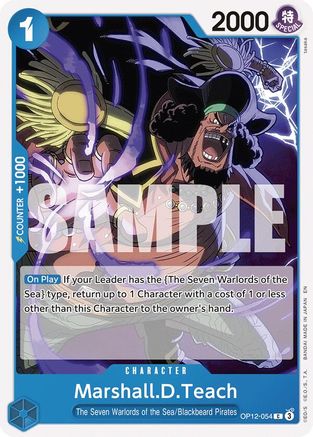 Marshall D. Teach (OP12-054) - Courante