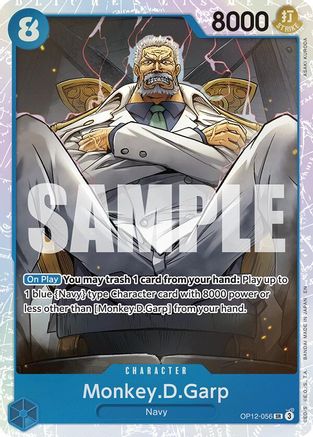 Monkey.D.Garp (OP12-056)  -  Super Rare