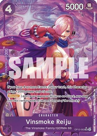Vinsmoke Reiju (Illustration alternative) (OP12-063) - Super Rare