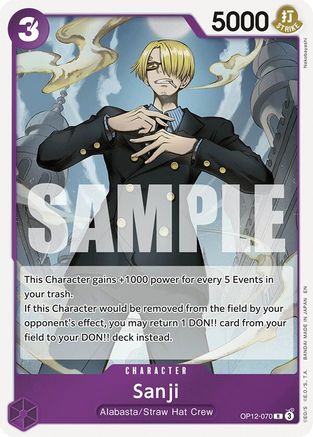 Sanji (070) (OP12-070)  -  Rare