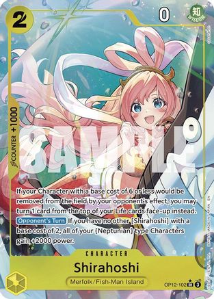 Shirahoshi (Illustration alternative) (OP12-102) - Super Rare