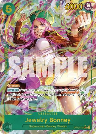 Jewelry Bonney (118) (Art alternatif) (OP12-118) - Secrète Rare