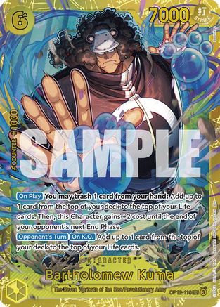 Bartholomew Kuma (OP12-119)  -  Secret Rare