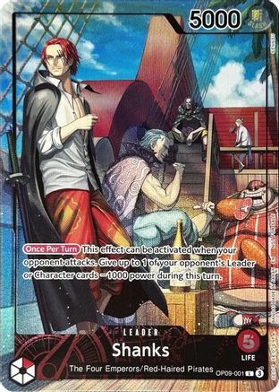Shanks (2025 PSA Magazine Promo) (OP09-001)  -  Leader