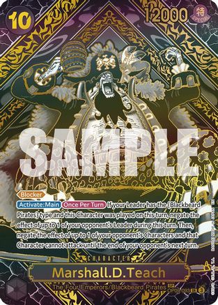 Marshall.D.Teach (SP) (Or) (OP09-093) - Super Rare