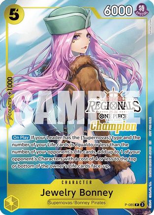 Jewelry Bonney (Offline Regional Champion Card Set 2025 Vol.2) (P-085)  -  Promo