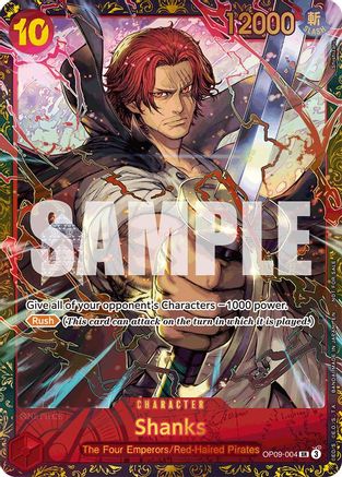 Shanks (Championnat 25-26 Régionaux Hors ligne Saison 2) (OP09-004) - Super Rare