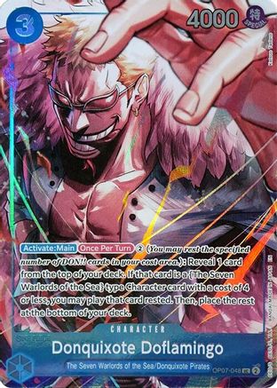Don Quichotte Doflamingo (Ensemble Classeur des Sept Grands Corsaires) (OP07-048) - Peu Courant