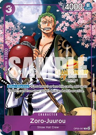 Zoro-Juurou (CS 25-26 Event Pack) (OP05-067)  -  Rare