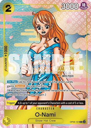 O-Nami (CS 25-26 Event Pack) (OP06-101)  -  Rare