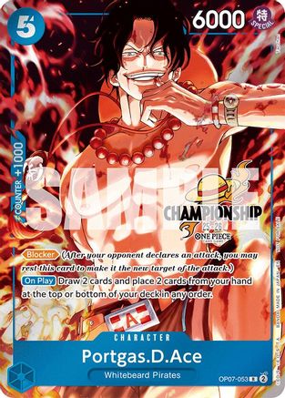 Portgas.D.Ace (Pack Célébration CS 25-26) (OP07-053) - Rare
