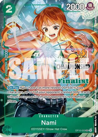 Nami (Jeu de cartes finalistes CS 25-26 1) (OP10-033) - Peu courante