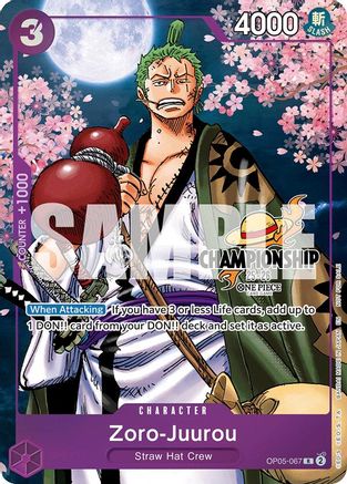 Zoro-Juurou (CS 25-26 Event Pack Finalist Ver.) (OP05-067)  -  Rare