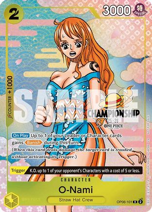 O-Nami (CS 25-26 Event Pack Finalist Ver.) (OP06-101)  -  Rare
