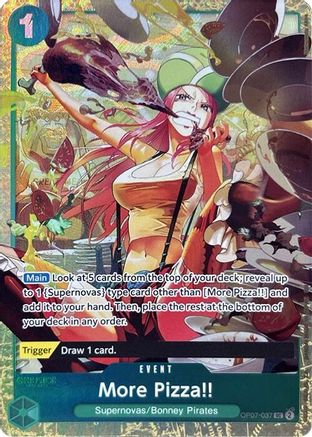 Encore des Pizzas !! (Premium Card Collection -Best Selection Vol. 4-) (OP07-037) - Peu fréquente