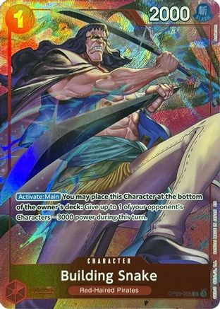 Building Snake (Premium Card Collection -Best Selection Vol. 4-) (OP09-008)  -  Uncommon