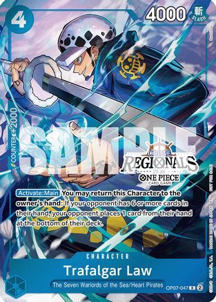Trafalgar Law (Pack de participation régionale en ligne 2025 Vol.2) (OP07-047) - Rare
