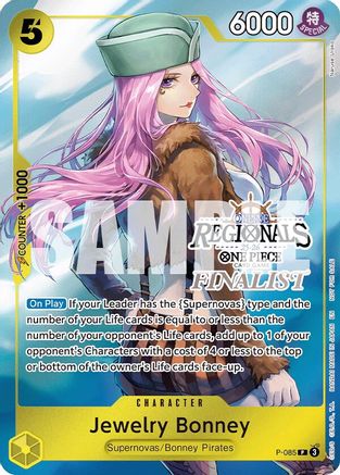 Jewelry Bonney (Lot de cartes finalistes régionales en ligne 2025 Vol.2) (P-085) - Promotion