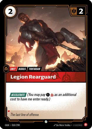 Arrière-garde de la Légion (010/298) - Origins