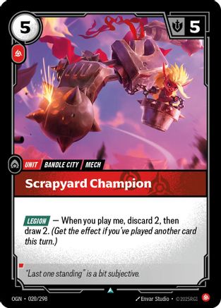 Champion de la Fonderie (020/298) - Origins