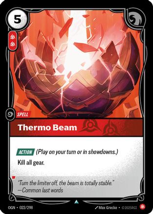 Faisceau thermique (022/298) - Origins