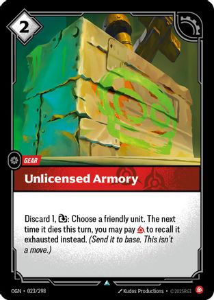 Arsenal illicite (023/298) - Origins