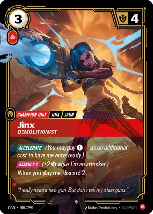 Jinx - Demolitionist (030/298) - Origins