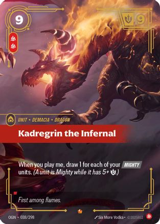 Kadregrin l'Infernal (038/298) - Origines