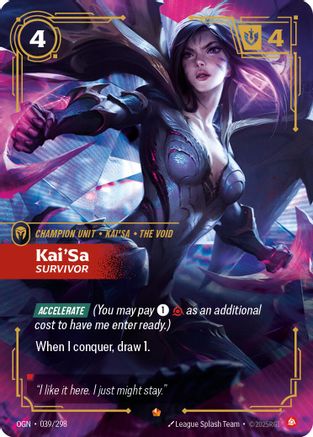 Kai'Sa - Survivante (039/298) - Origines