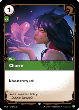Charme (043/298) - Origines