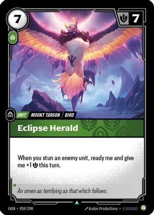 Héraut d'éclipse (059/298) - Origines