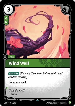 Mur de vent (064/298) - Origines