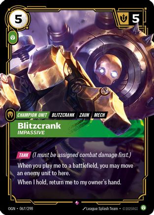 Blitzcrank - Impassive (067/298) - Origins
