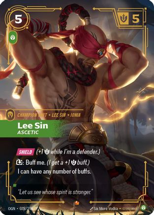 Lee Sin - Ascète (078/298) - Origines