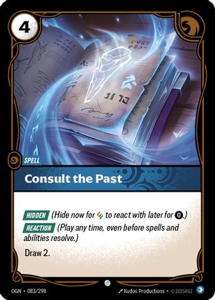 Consulter le passé (083/298) - Origines