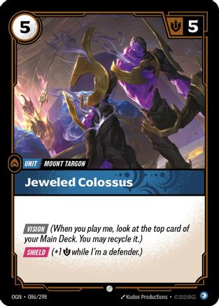 Colosse orné de joyaux (086/298) - Origins