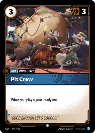 Équipe de ravitaillement (091/298) - Origins Foil