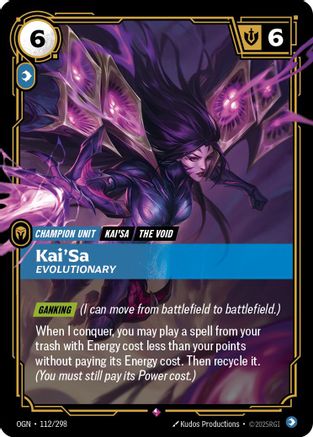 Kai'Sa - Évolutionnaire (112/298) - Origines
