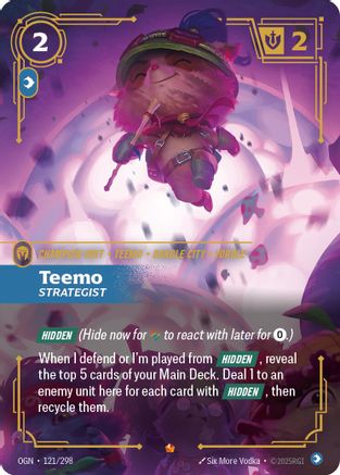 Teemo - Stratège (121/298) - Origines