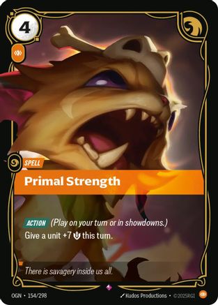 Force Primal (154/298) - Origines