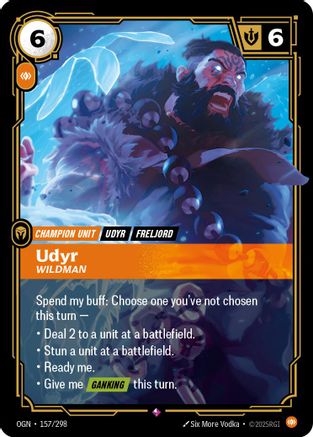Udyr - L'homme sauvage (157/298) - Origines