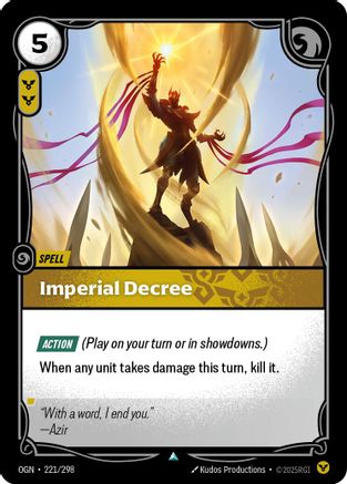 Décret Impérial (221/298) - Foil Origines