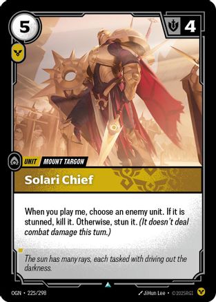 Chef Solari (225/298) - Origines