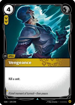 Vengeance (229/298) - Origines