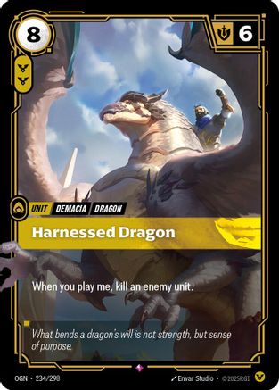 Dragon harnaché (234/298) - Origins